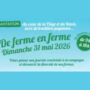 De Ferme En Ferme Piège, Lauragais, Razès 2026 - Le Jardin Bio Divers
