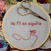 De fil en aiguille, atelier broderie