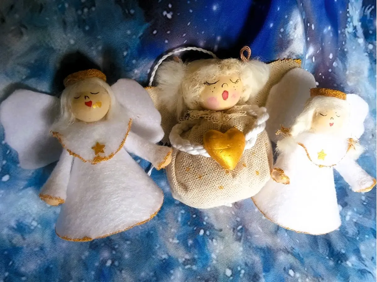 De jolies décorations de Noël avec Christine à la Recyclerie