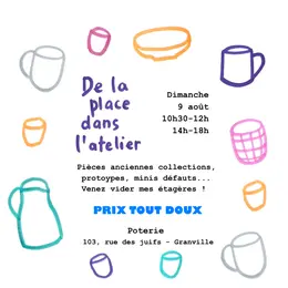 De la place dans l'atelier - vide atelier