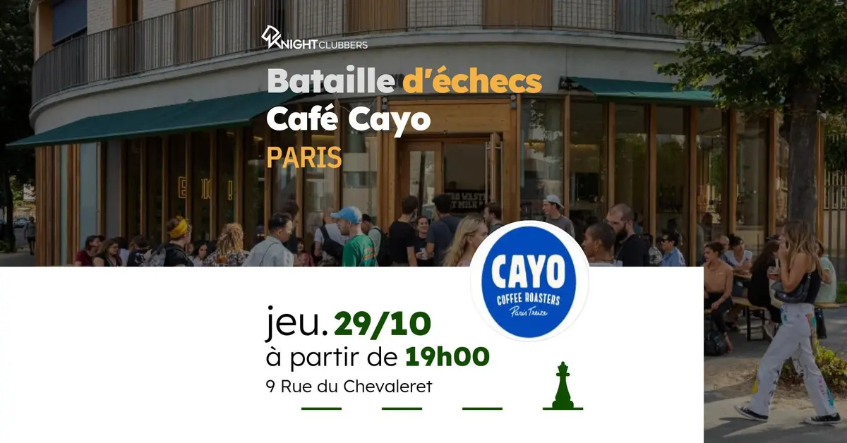 Bataille d'échecs au Café Cayo