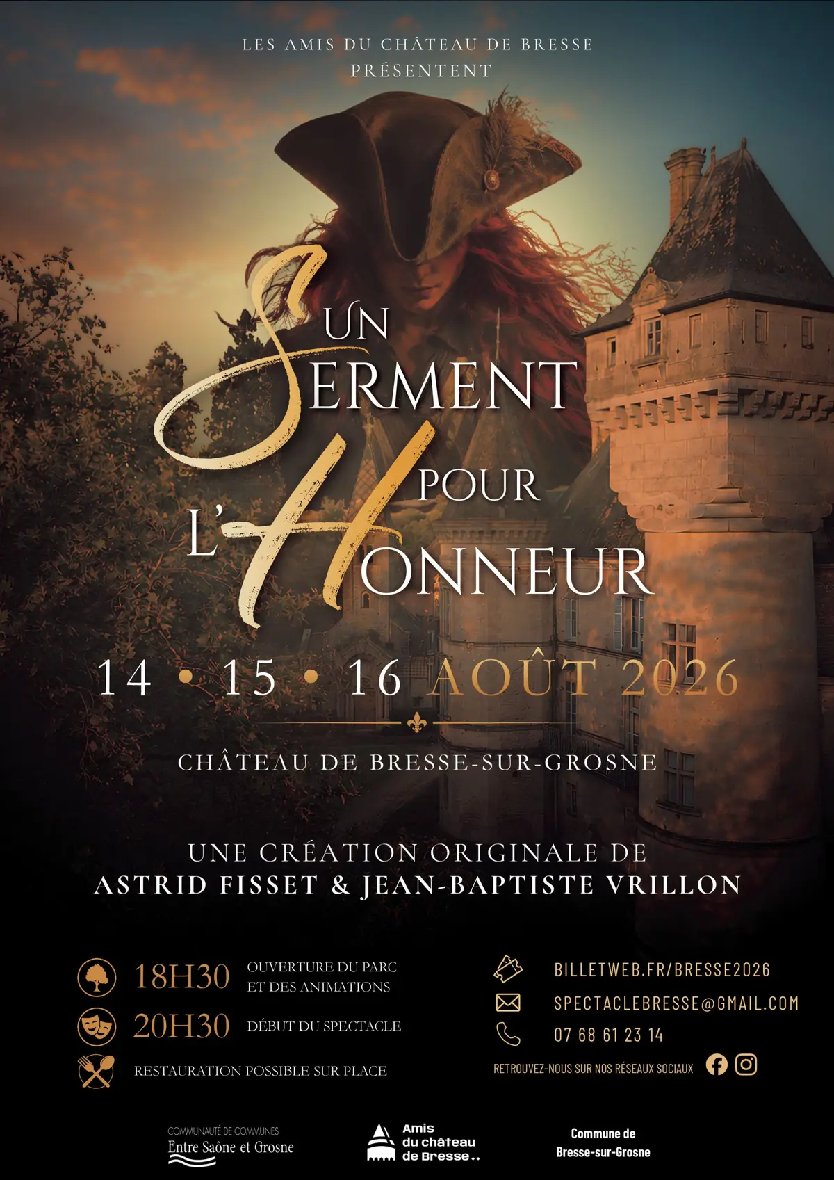  Spectacle du château de Bresse-sur-Grosne : un serment pour l'honneur