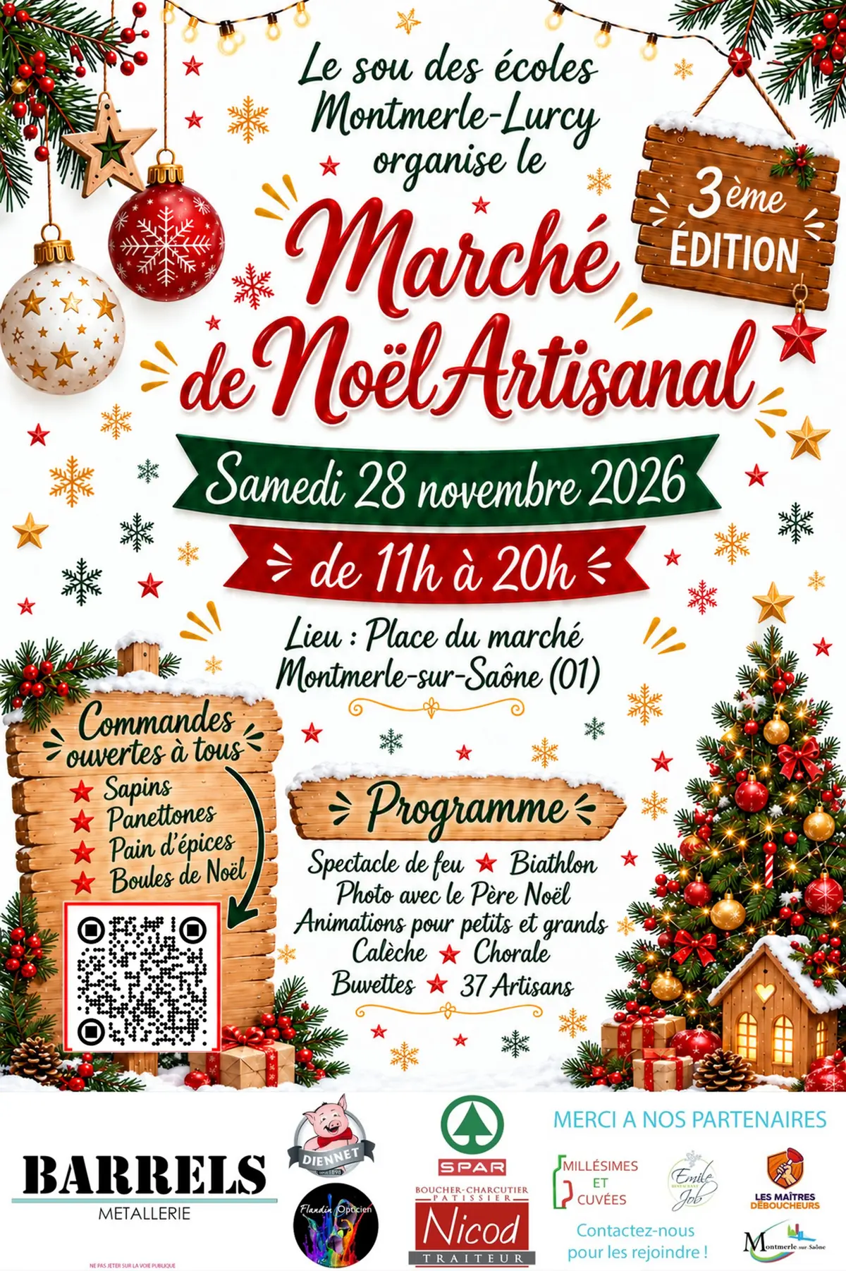 Marché de Noël  artisanal 2026