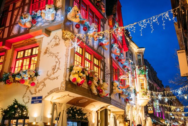 Les décorations de la ville de Strasbourg pour la période du marché de Noël