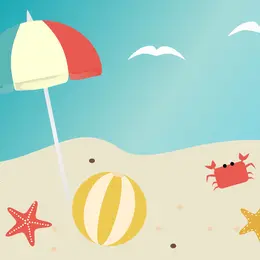 Décorons la médiathèque : plage