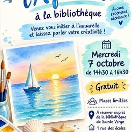 Découverte de l'aquarelle