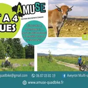 Découverte de l'Aubrac en Randonnée en VTT 4 roues (Quadbike) à Brameloup