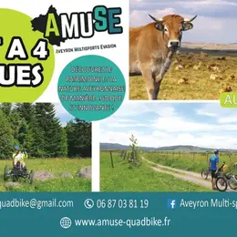 Découverte de l'Aubrac en Randonnée en VTT 4 roues (Quadbike) à Brameloup