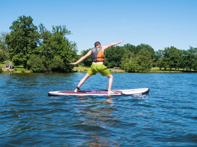 Découverte de l'étang de Prévost en paddle