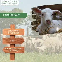 Découverte de la bergerie de Sarah : Atelier cousin