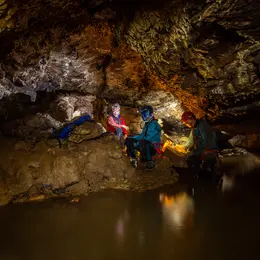 Découverte de la rivière souterraine