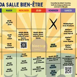 Découverte de la salle bien-être et de ses activités à Biocop Falaise