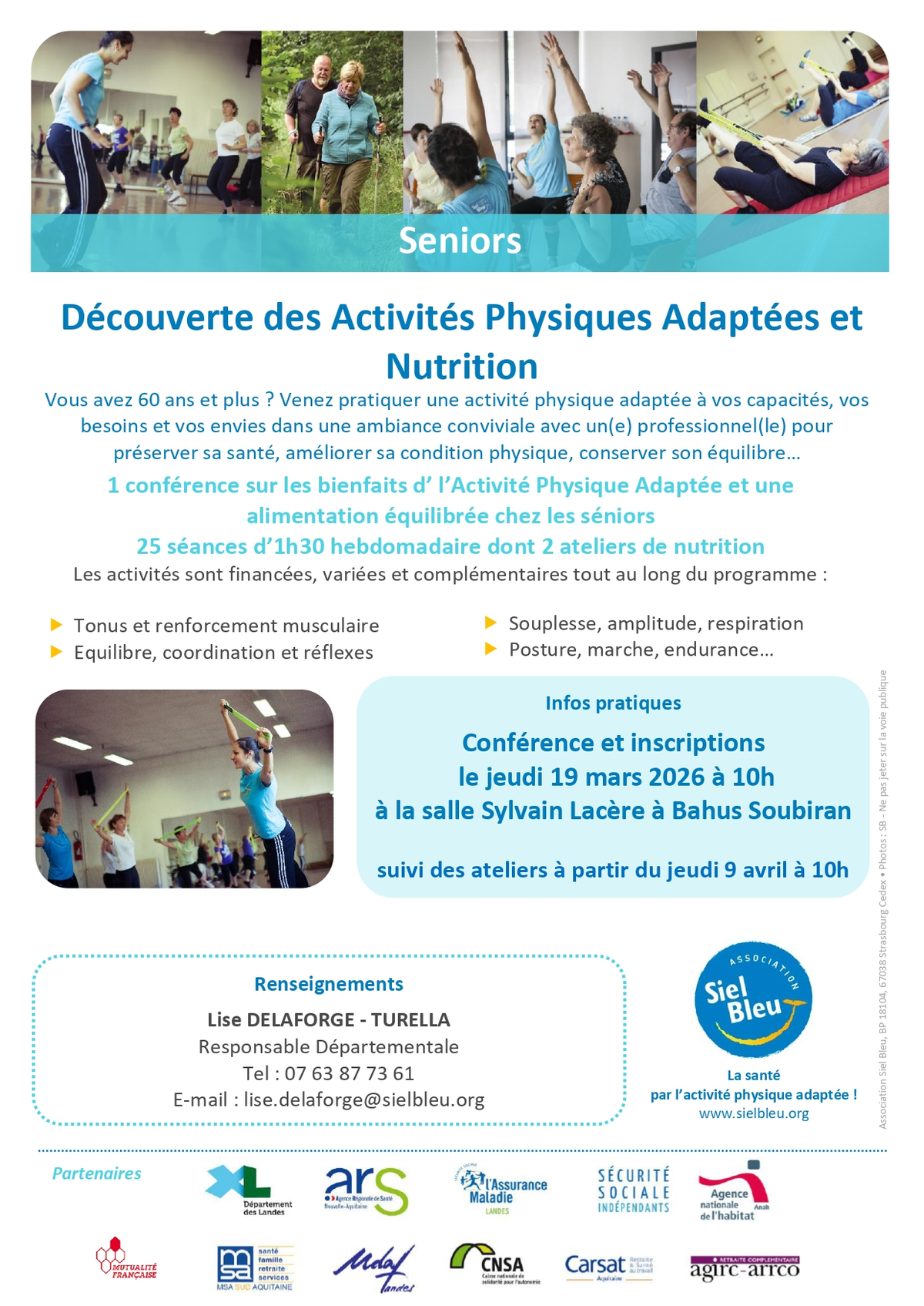 Découverte des activités physiques adaptées et nutrition