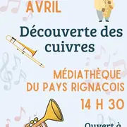 Découverte des cuivres à la médiathèque