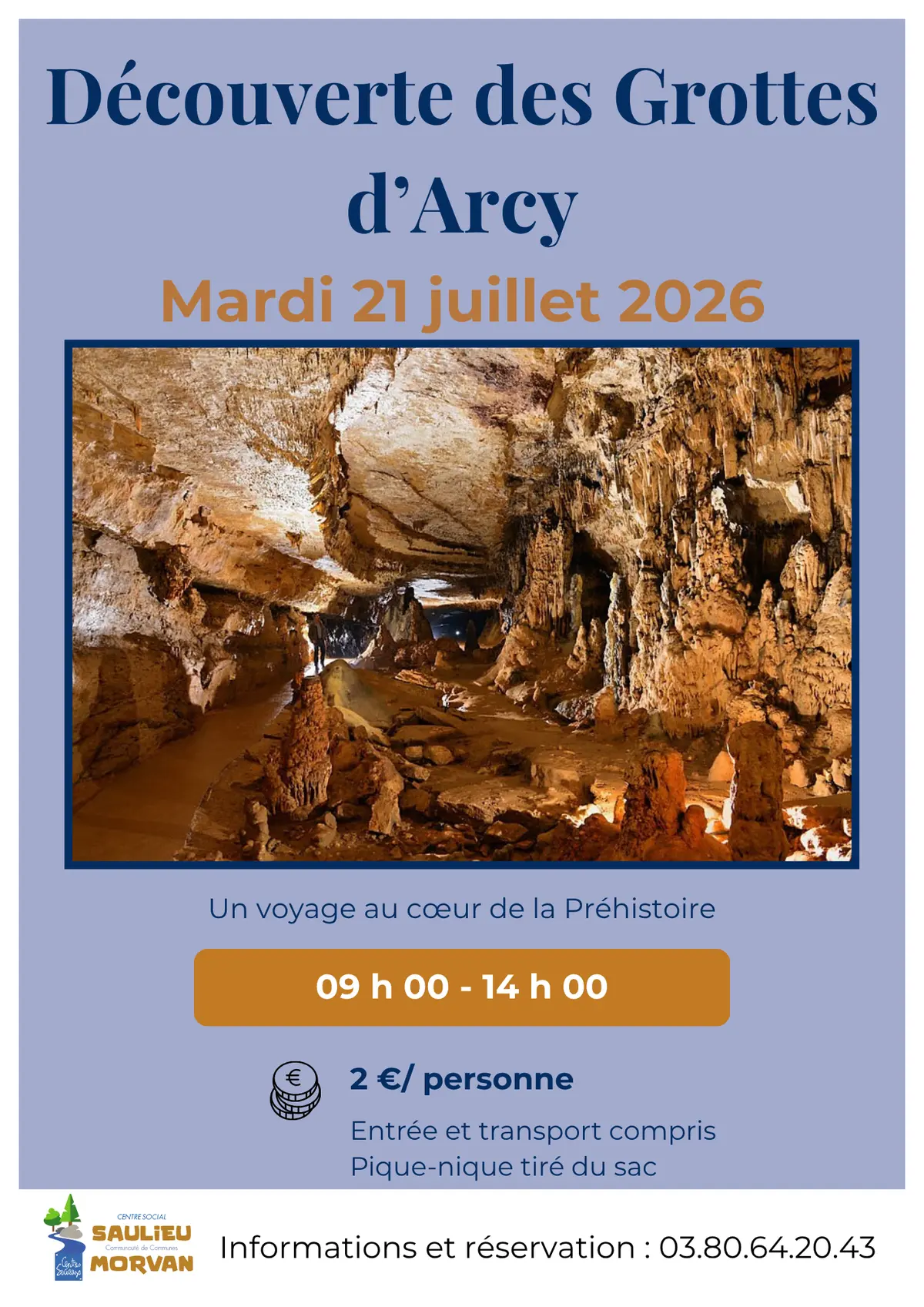 Découverte des Grottes d'Arcy