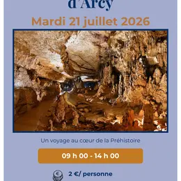 Découverte des Grottes d'Arcy