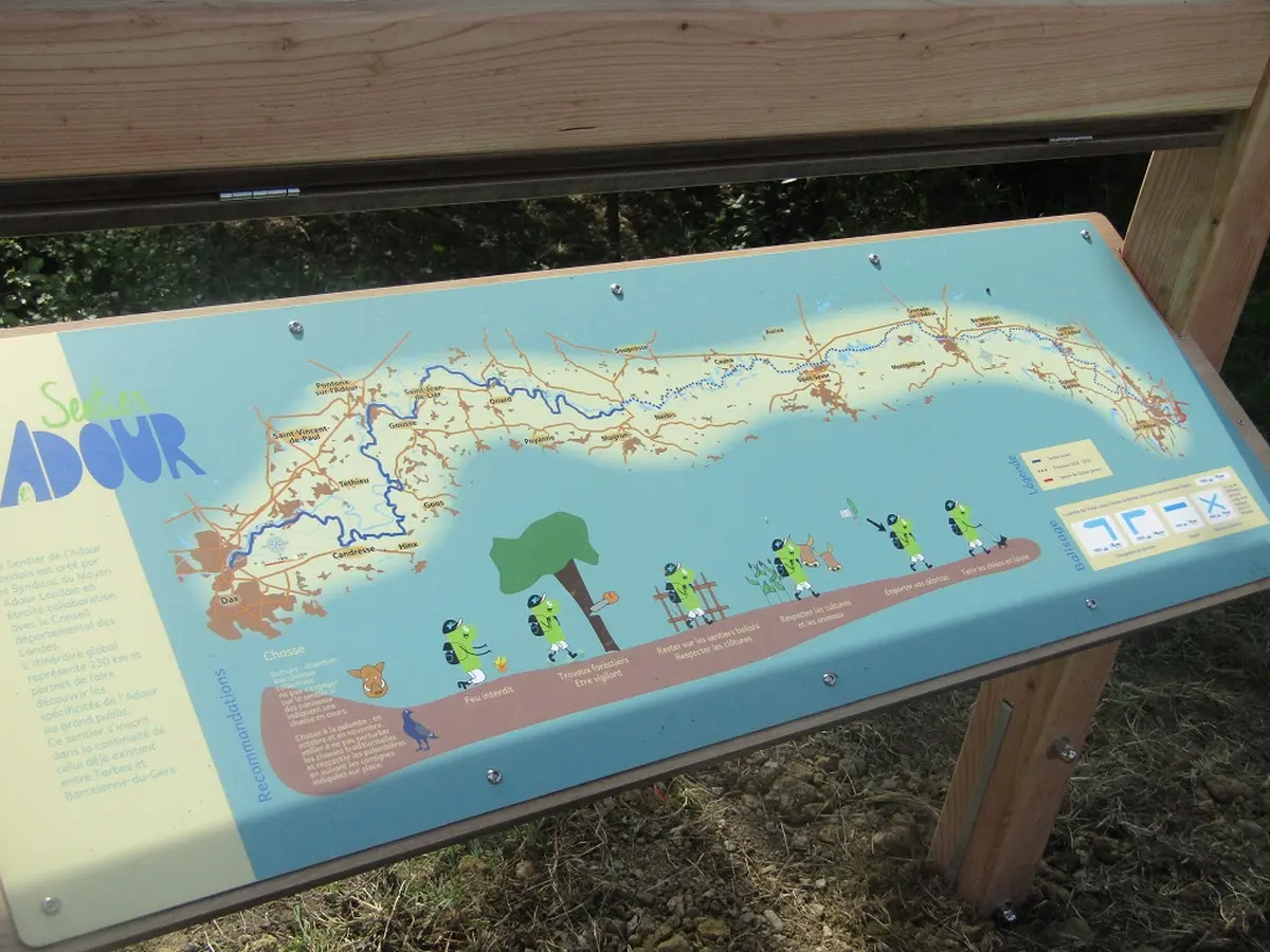 Découverte des secrets de l'Adour Sur les trames vertes et bleues entre Préchacq et Pontonx