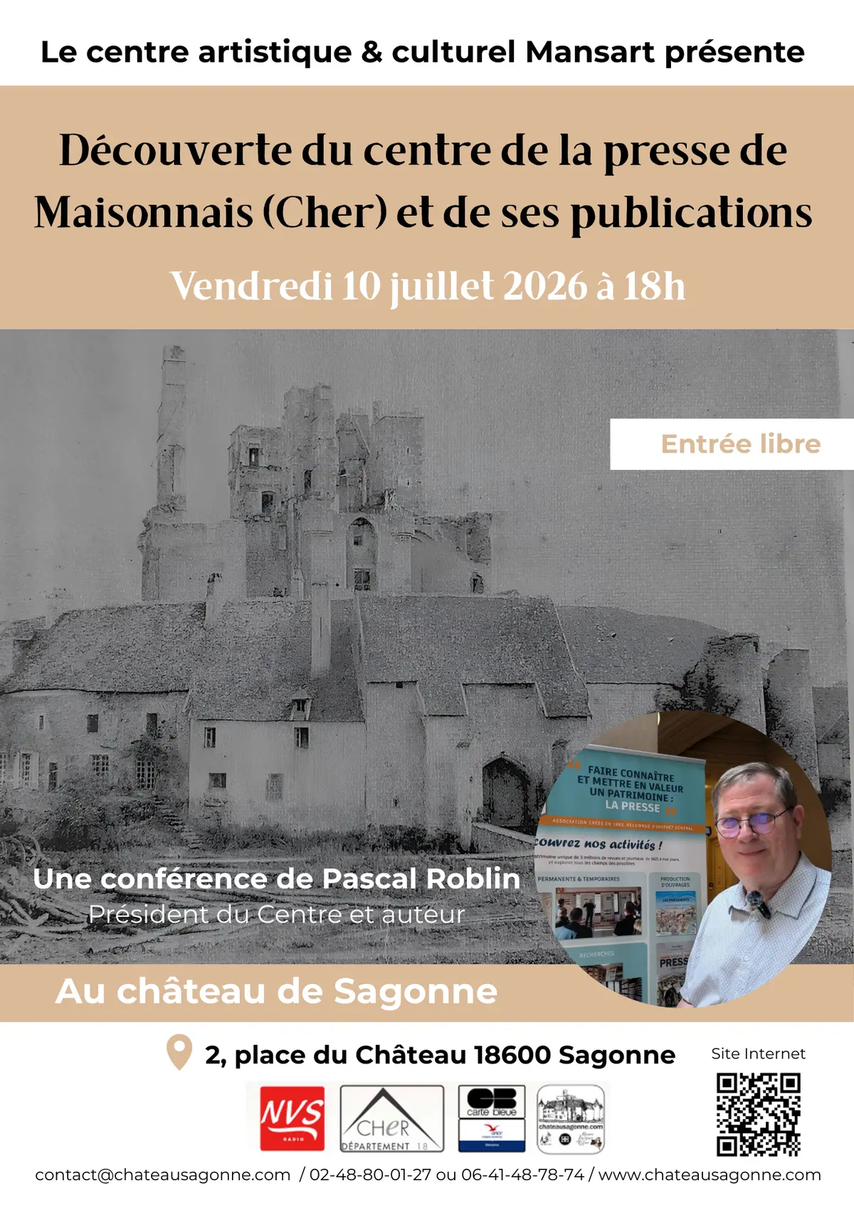 « Découverte du centre de la presse de Maisonnais (Cher) et de ses publications »