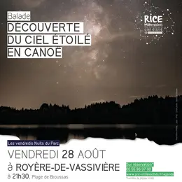 Découverte du Ciel étoilé en canoë