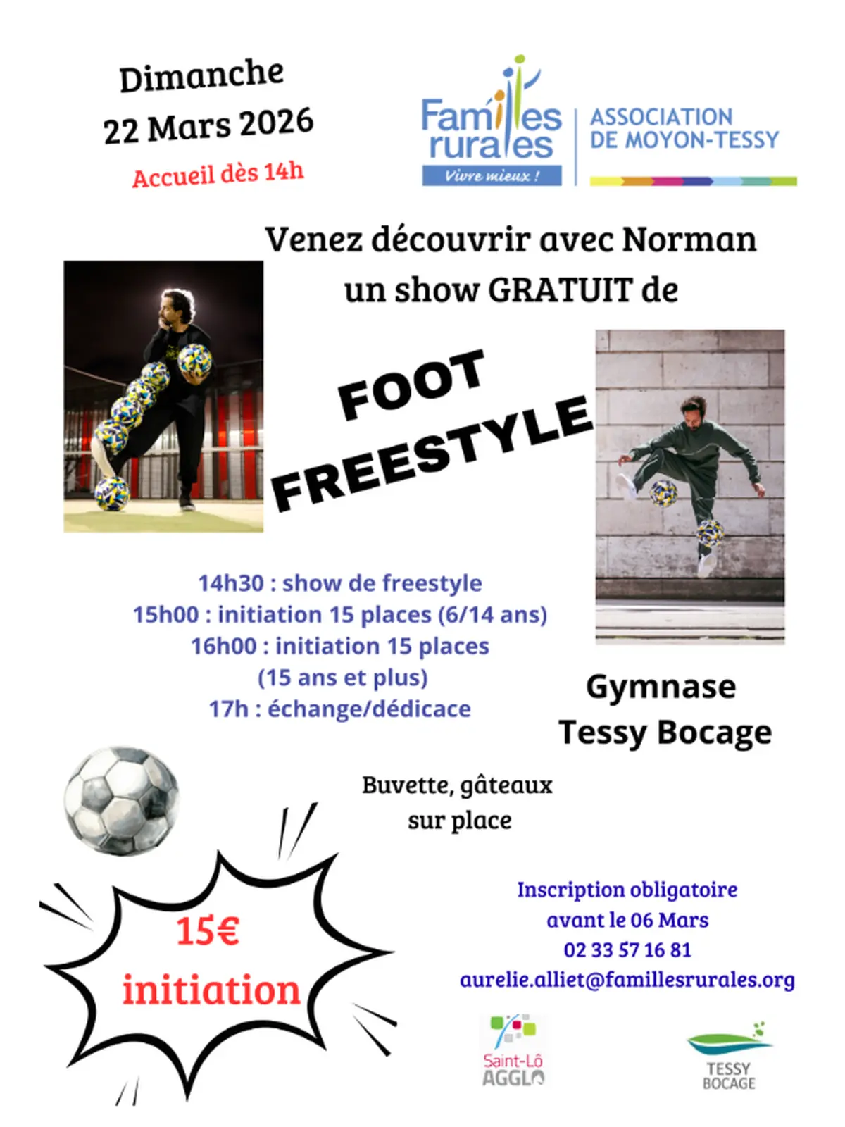 Découverte du foot freestyle avec Norman