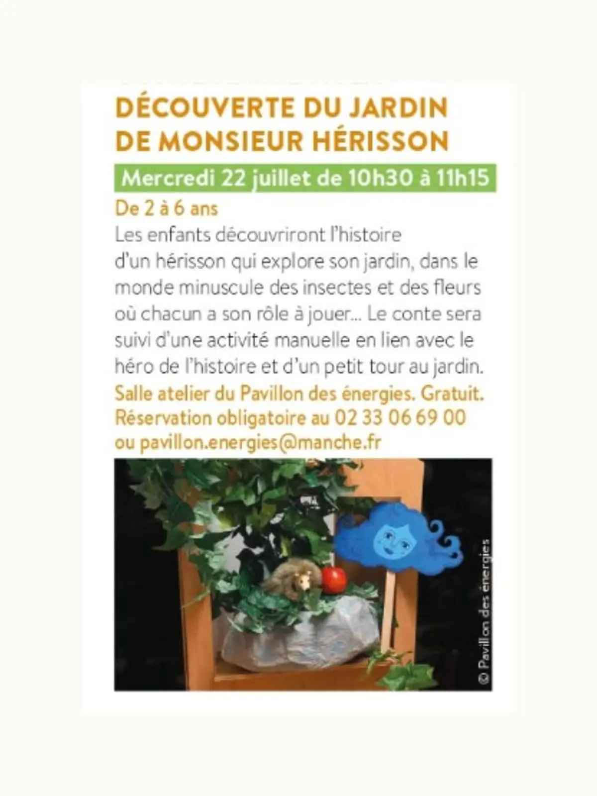 Découverte du jardin de monsieur Hérisson