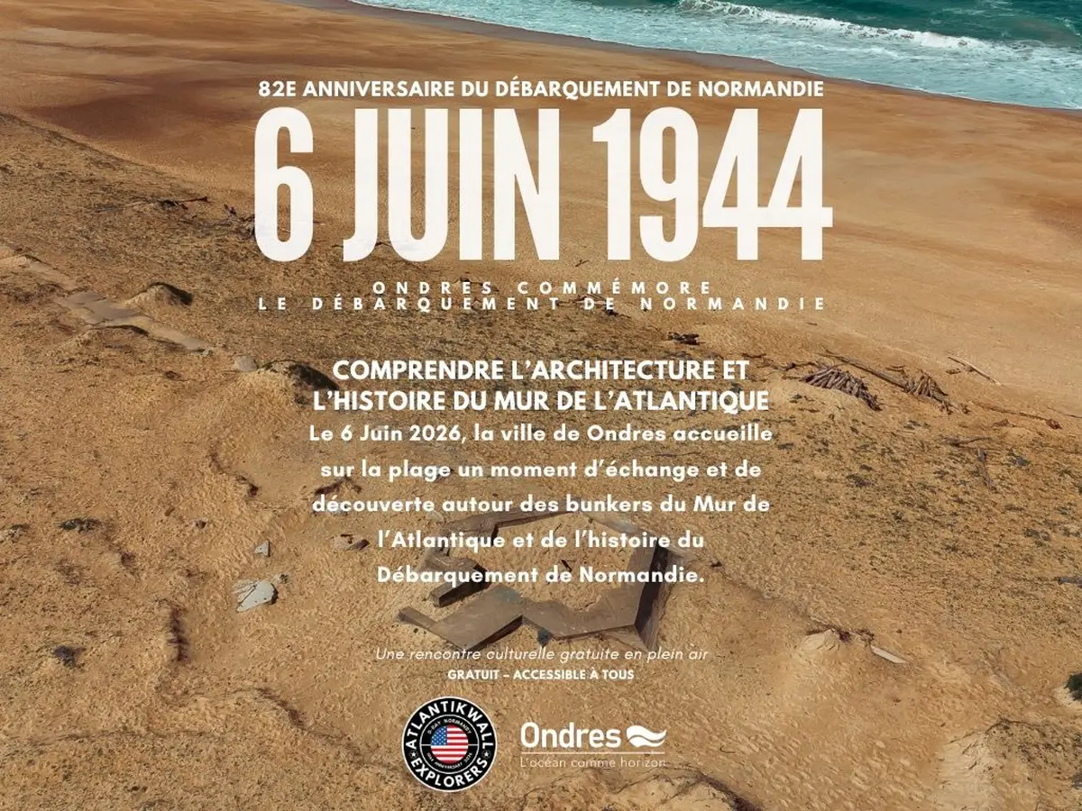 Découverte du mur de l'Atlantique à Ondres