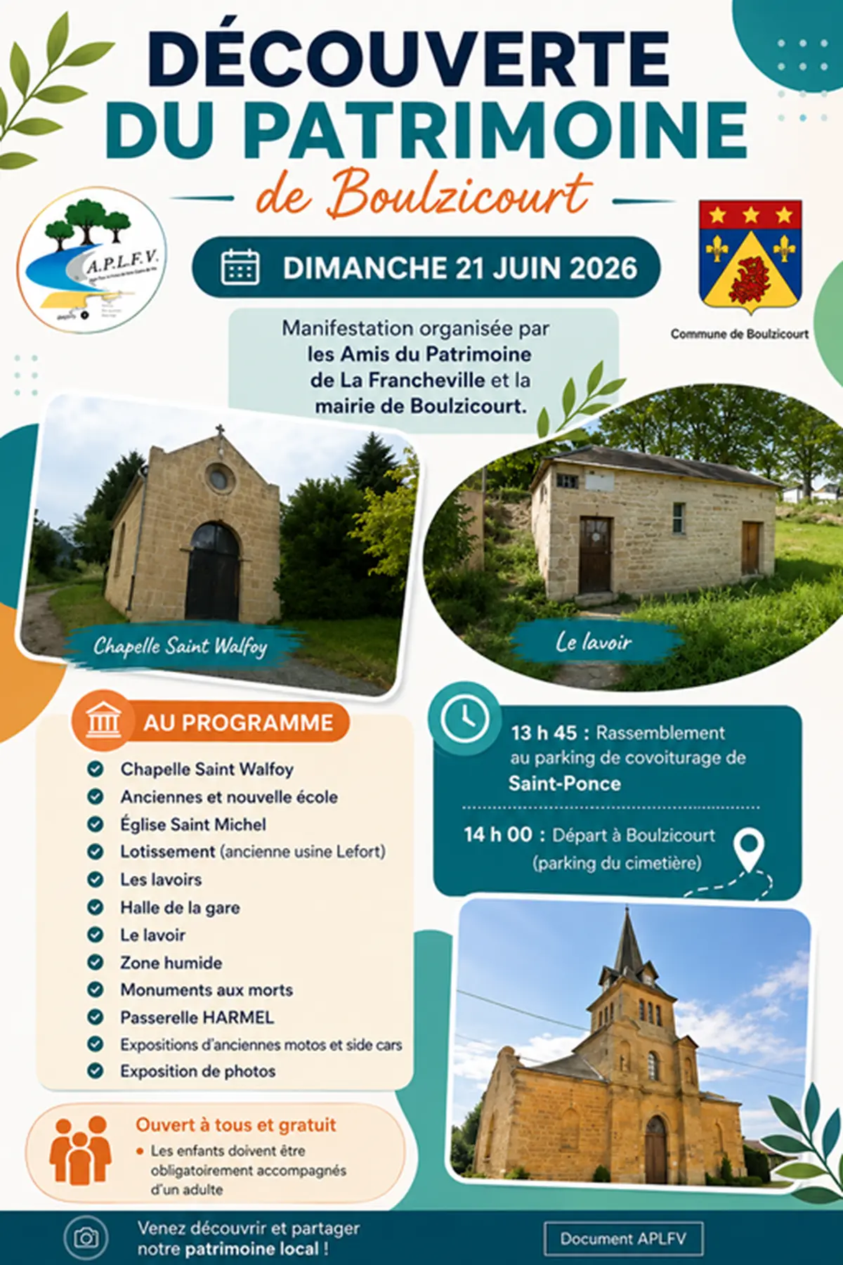 Découverte du patrimoine de Boulzicourt