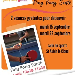 Découverte du Ping-Pong santé