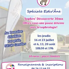 Découverte sophrologie lors de l'estiv'âne