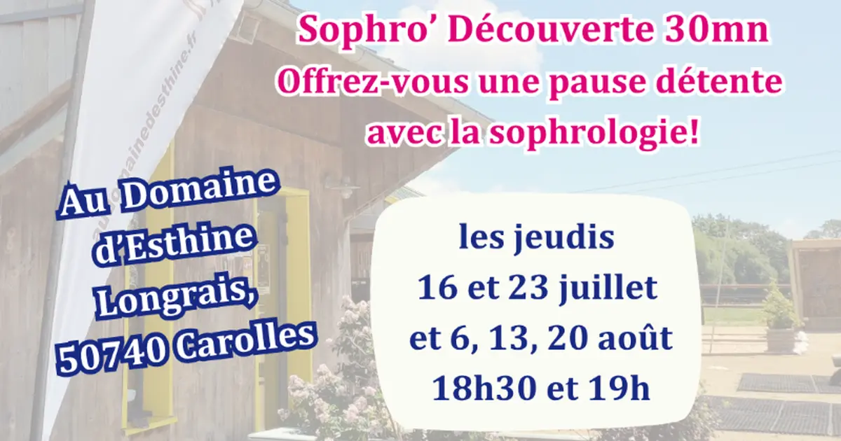 Découverte sophrologie lors de l'estiv'âne