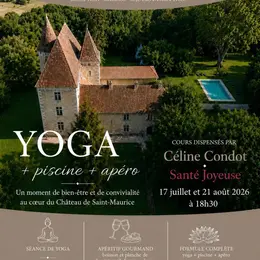Découverte yoga piscine apéritif