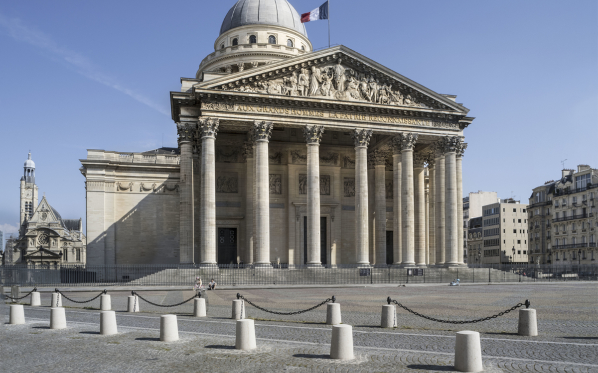 Façade principale du Panthéon