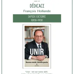 Dédicace avec François Hollande