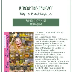 Dédicace avec Régine Rossi-Lagorce