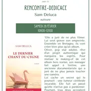 Dédicace avec Sam DeLuca