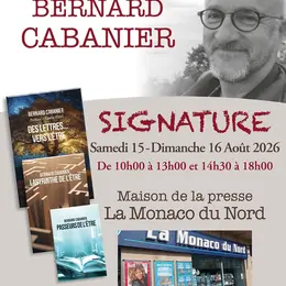 Dédicace de Bernard Cabanier