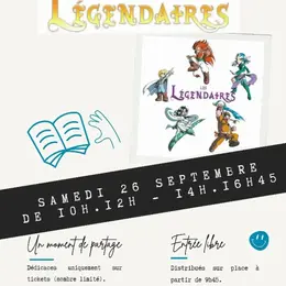 Dédicace de Patrick Sobral - Les Légendaires
