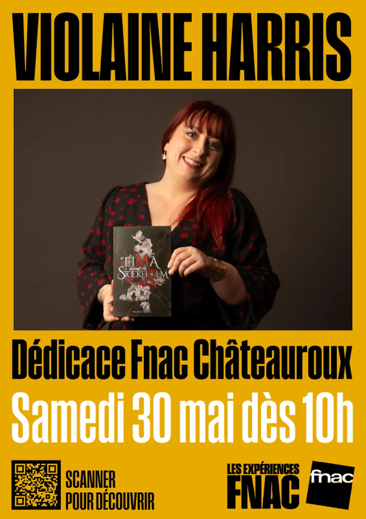 Dédicace de Violaine Harris