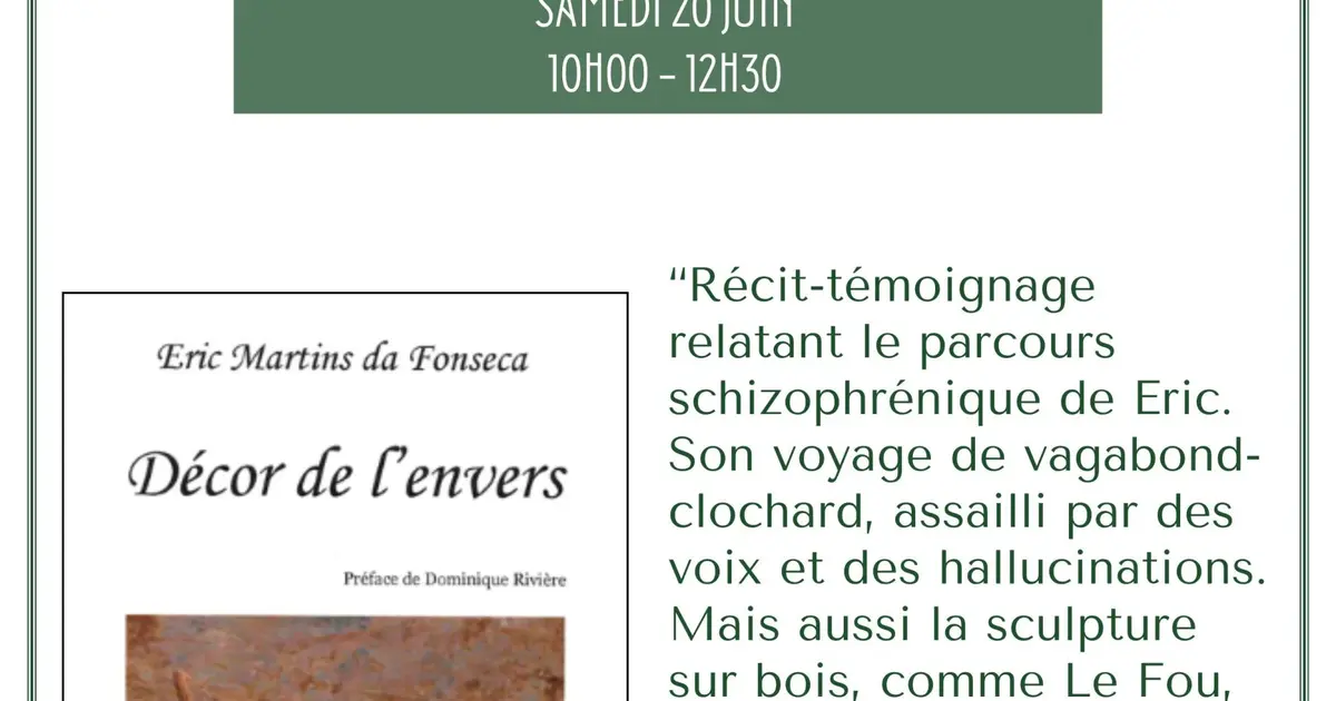 Dédicace et rencontre avec Eric Martins Da Fonseca
