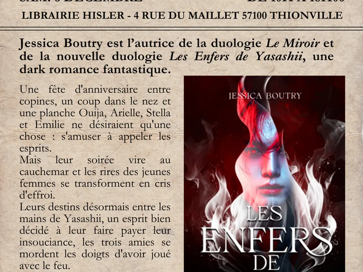 Dédicace Jessica Boutry