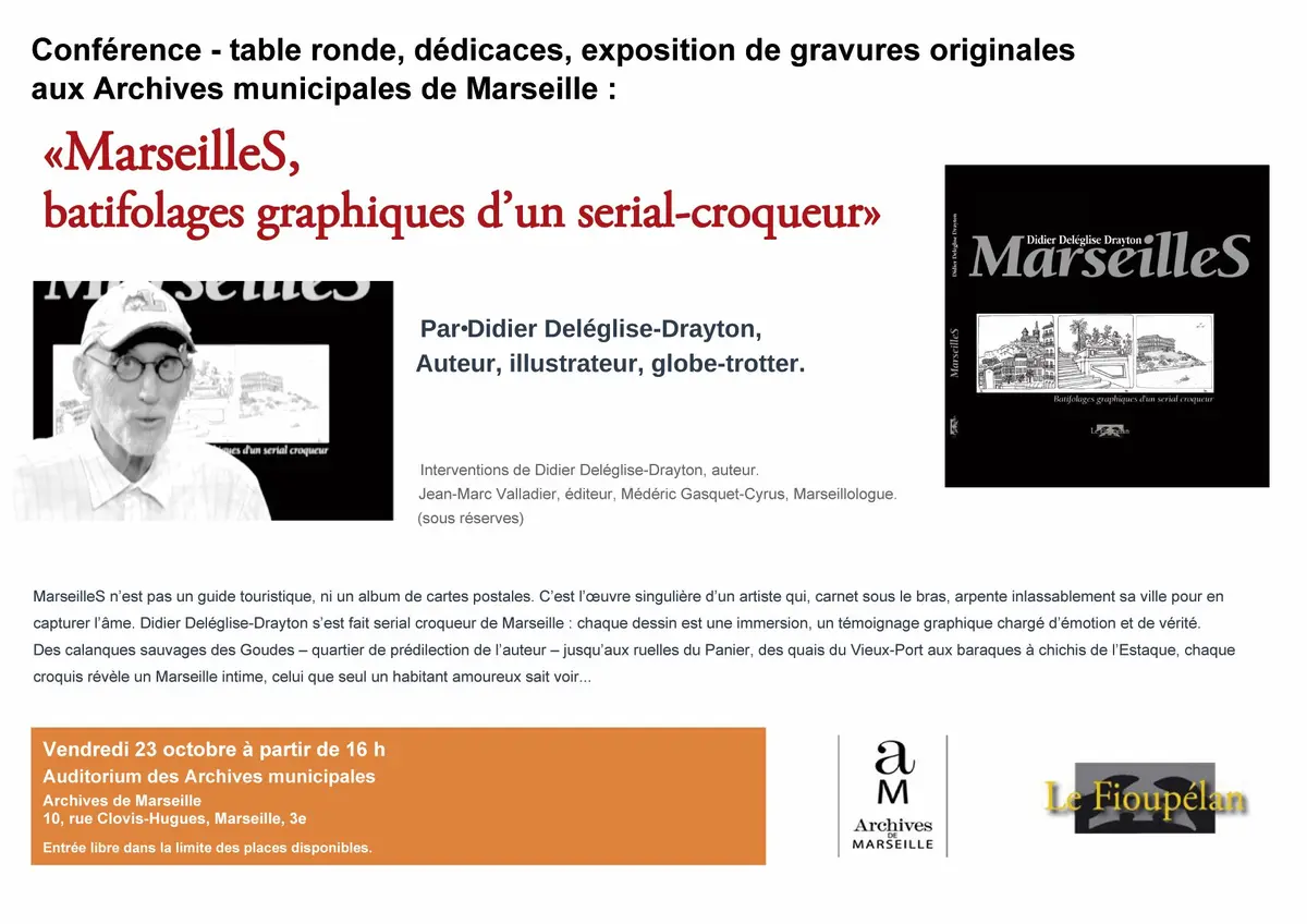 Dédicace MarseilleS, batifolages graphiques d'un serial croqueur