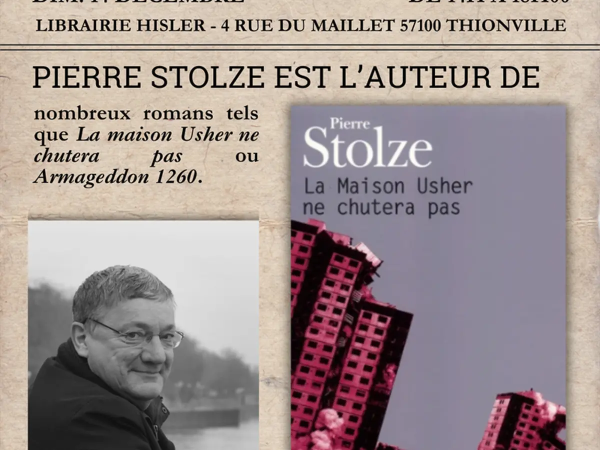 Dédicace Pierre Stolze