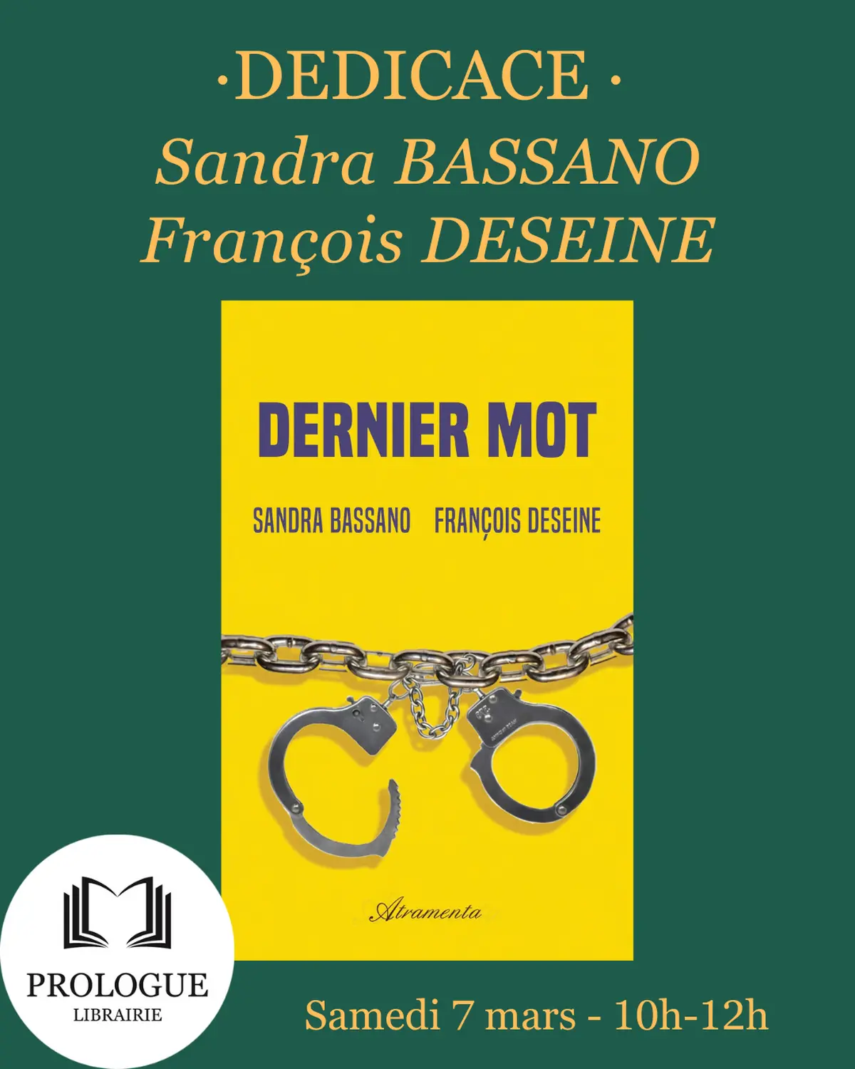 Dédicaces Sandra Bassano et François Deseine