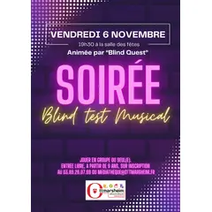 Soirée blind test musical