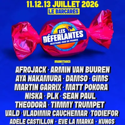 Aya Nakamura, Damso, Martin Garrix : la prog' des Déferlantes