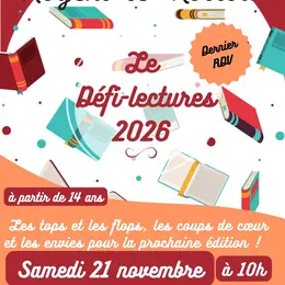 Défi-lectures novembre 2026