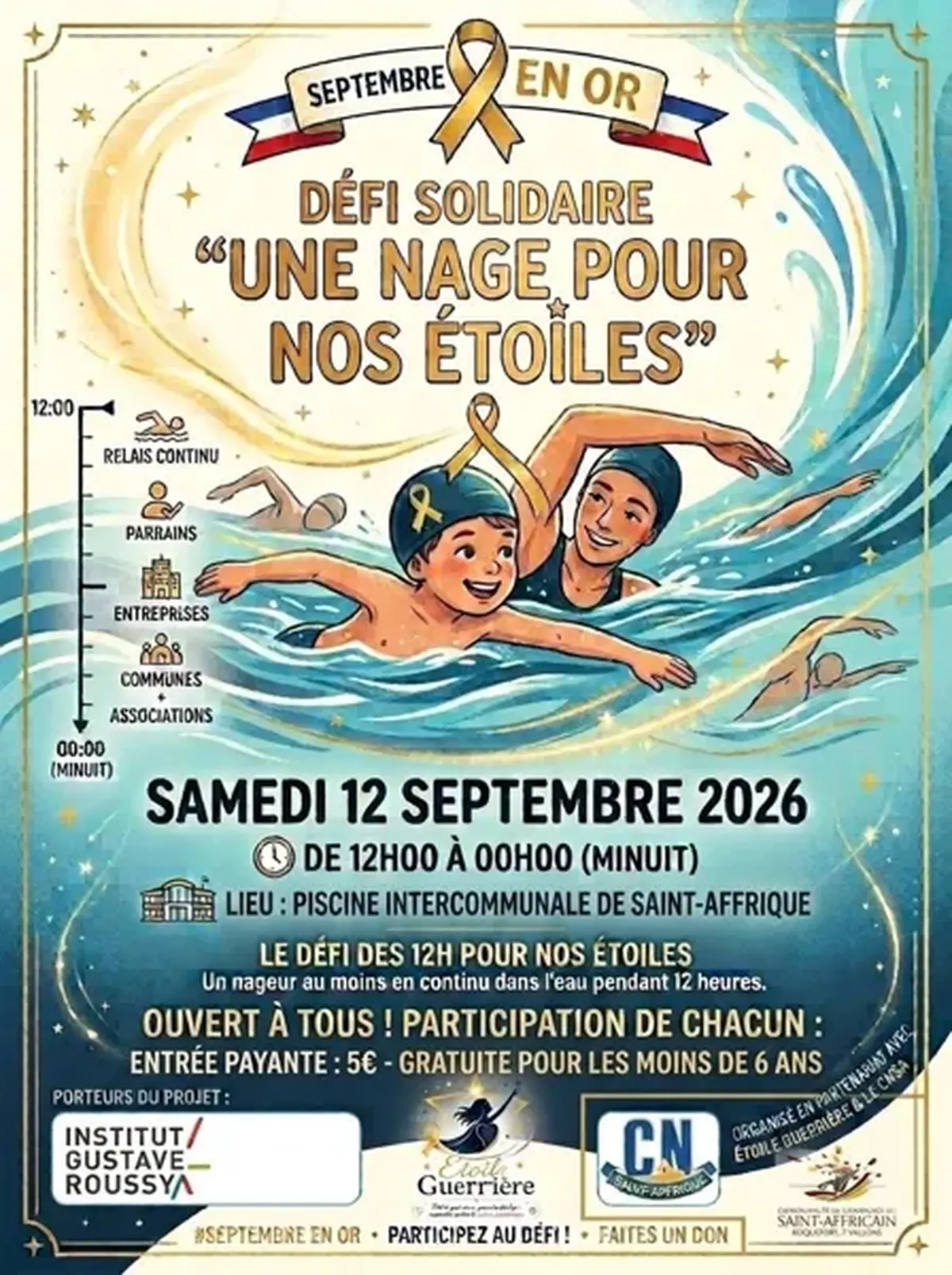 Défi solidaire : Une nage pour nos étoiles