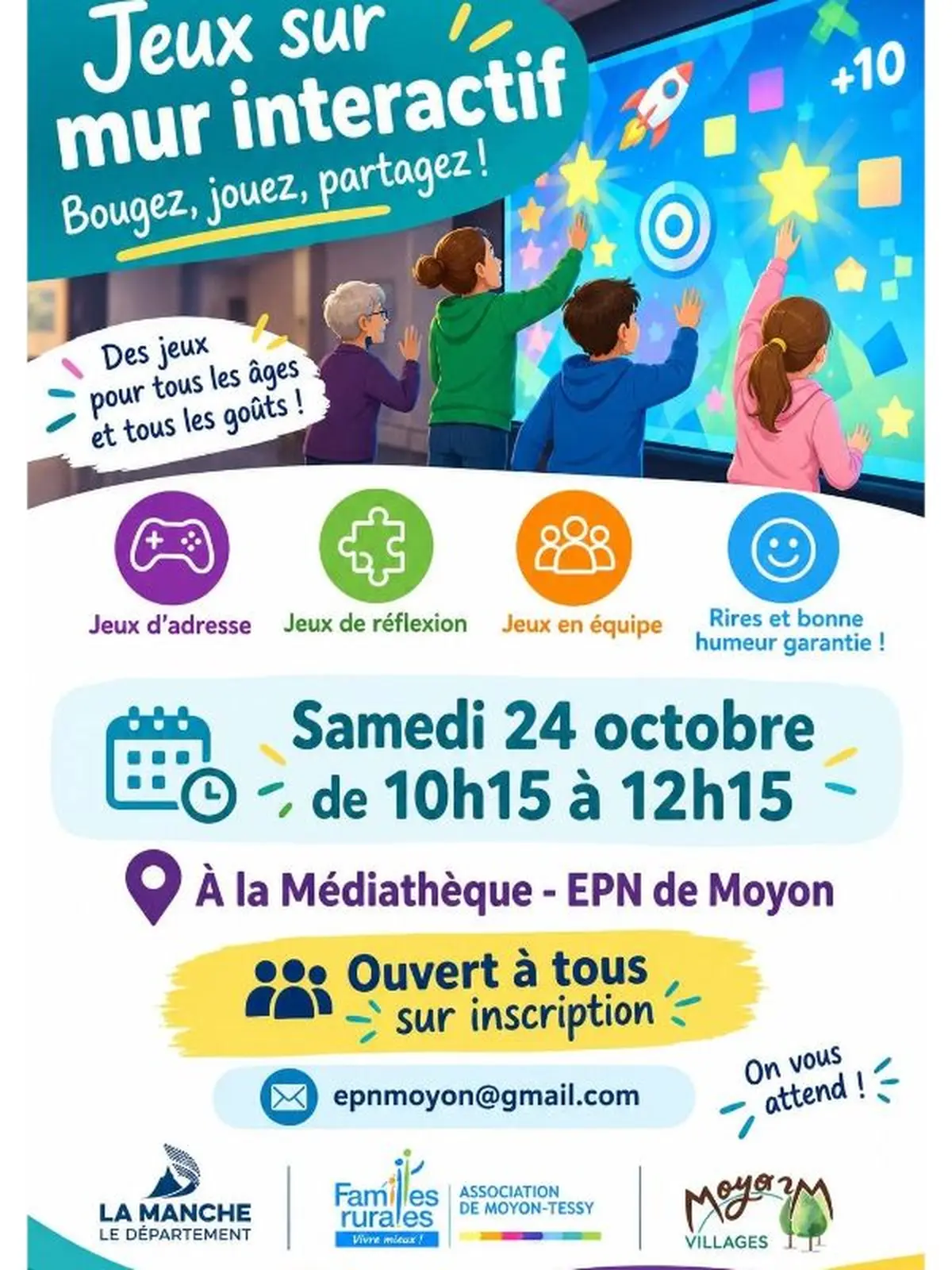 Défie le mur interactif