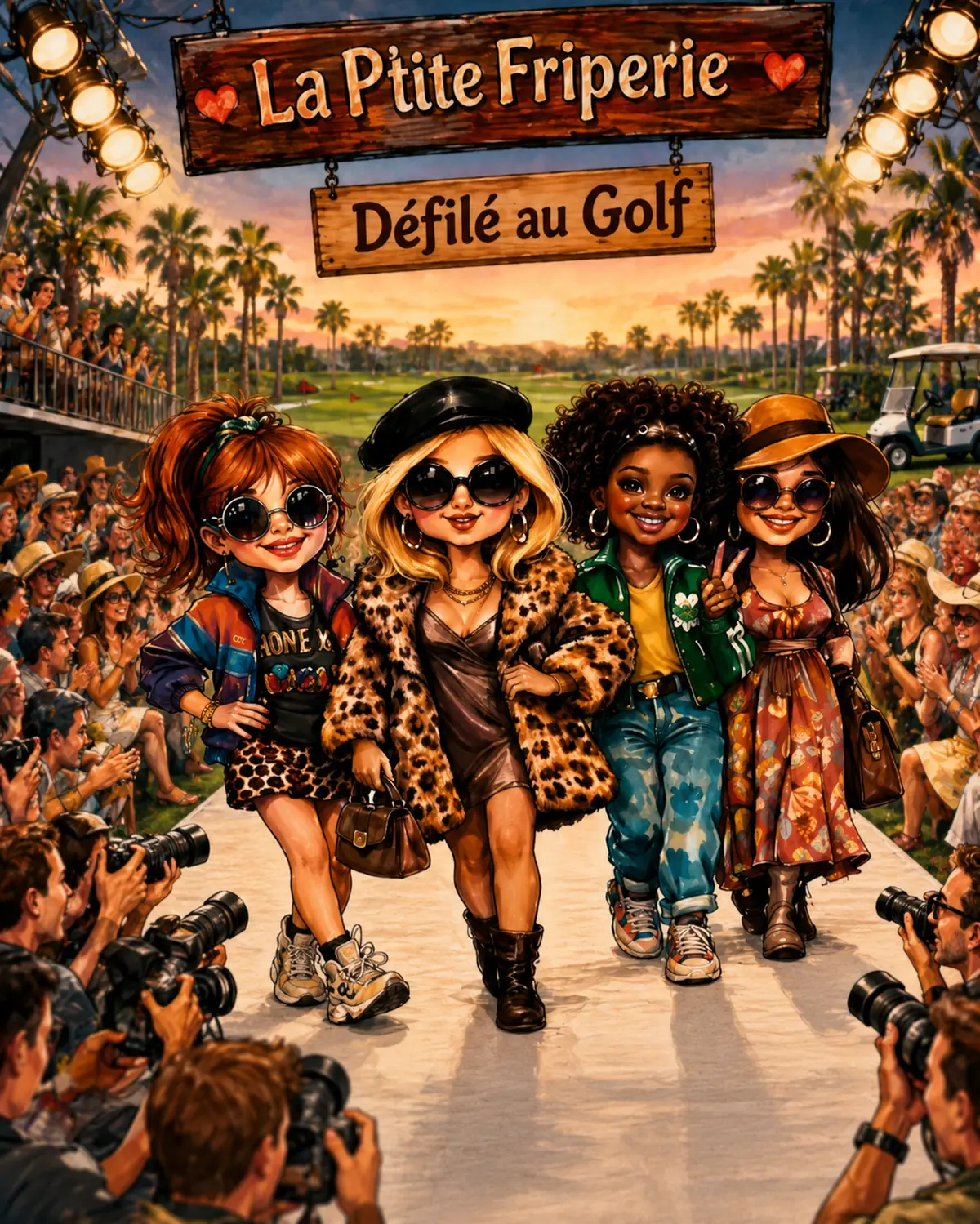 Défilé au Golf