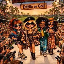 Défilé au Golf